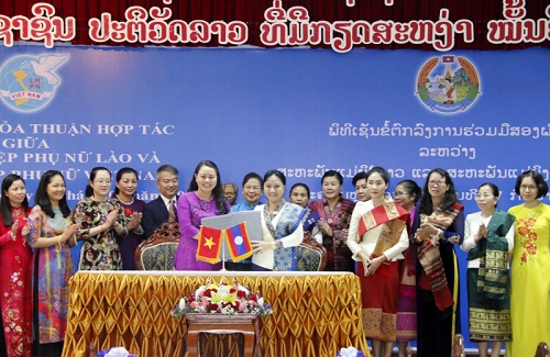 Hội LHPN Việt Nam thúc đẩy các hoạt động hợp tác qua biên giới