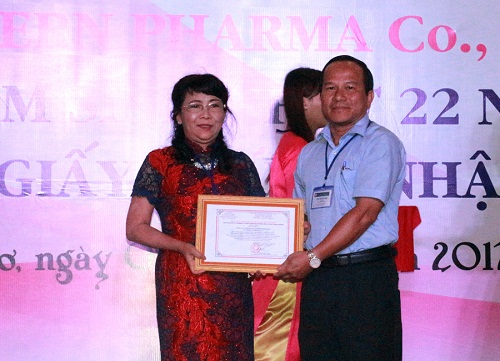 Công ty TNHH Dược phẩm Phương Nam  Đón nhận giấy chứng nhận CGMP-ASEAN