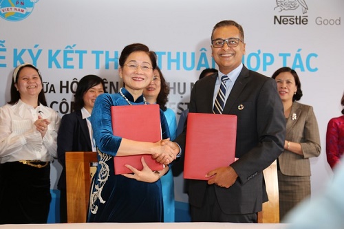 Hội LHPN Việt Nam và Nestlé thắt chặt quan hệ hợp tác trong chăm sóc s...