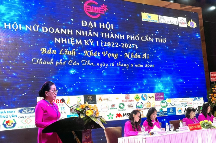 Bà Tạ Thị Thu được bầu làm Chủ tịch Hội Nữ doanh nhân TP Cần Thơ
