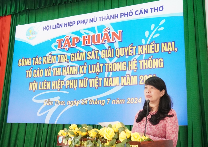 Tập huấn nghiệp vụ công tác kiểm tra, giám sát, giải quyết khiếu nại, tố cáo và thi hành kỷ luật trong hệ thống Hội