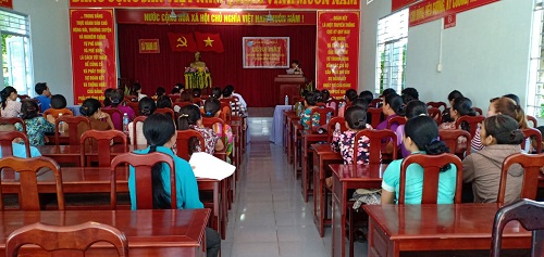 Hội LHPN xã Thạnh Lợi tổ chức Lễ ra mắt mô hình “Chi hội phụ nữ 5 không 3 sạch, xây dựng nông thôn mới”