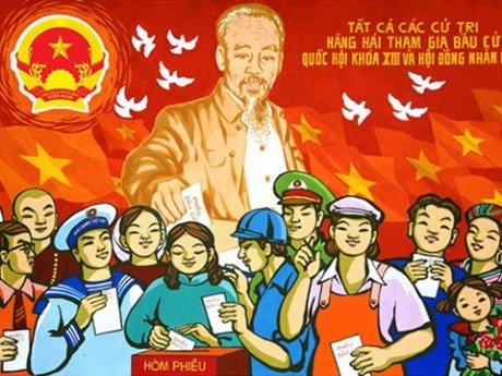 Hướng dẫn Tuyên truyền kỷ niệm 75 năm Ngày Tổng tuyển cử đầu tiên bầu ...
