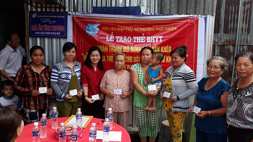 Thốt Nốt: Hội Liên Hiệp Phụ Nữ P.Thới Thuận bàn giao nhà “ Mái ấ...