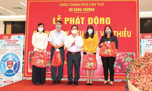 TP Cần Thơ phát động chung tay tiêu thụ vải thiều tỉnh Bắc Giang