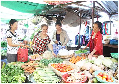 Hội Liên hiệp Phụ nữ xã Trường Long Tích cực đưa Cuộc vận động “...