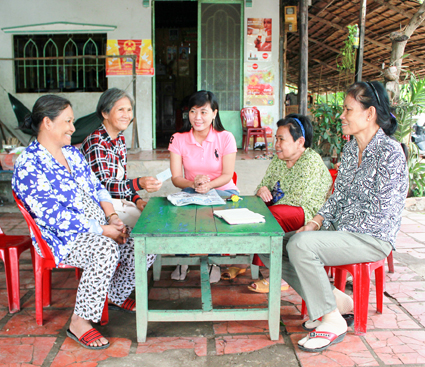 Hội Liên hiệp Phụ nữ phường Tân Hưng thiết thực hỗ trợ hội viên xây dự...